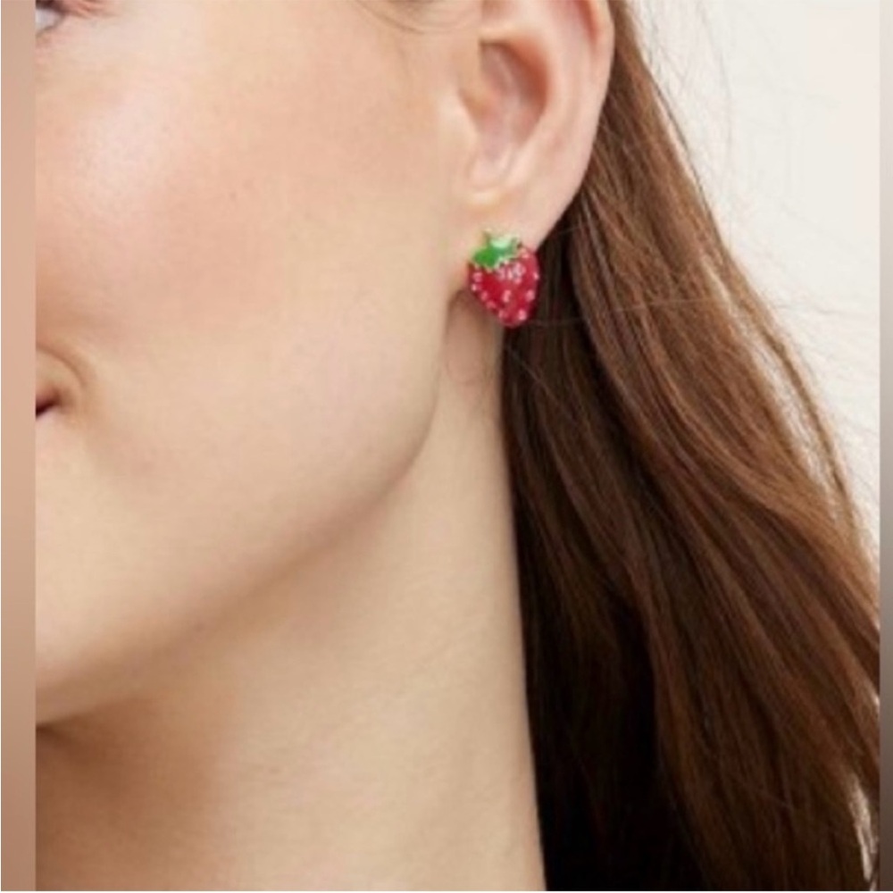 NWT -Kate Spade x Target Earrings
3 pair Strawberries, French Fries & Champagne - Picture 2 of 8